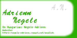 adrienn negele business card